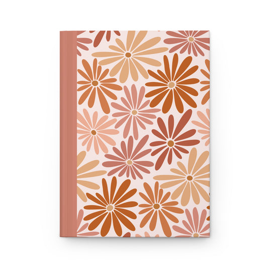 Retro Floral Hardcover Journal