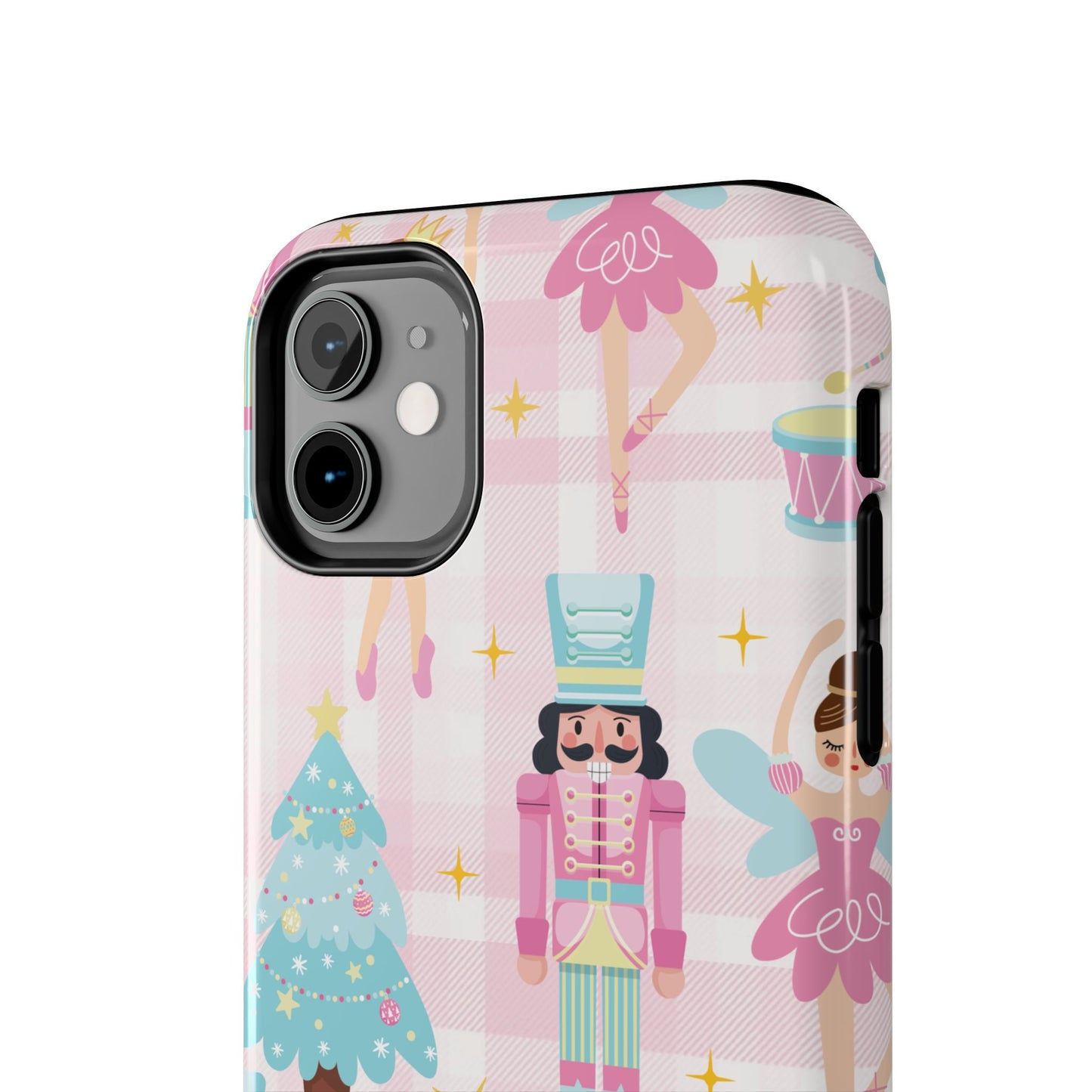 Nutcracker Ballet Pink Plaid Phone Case