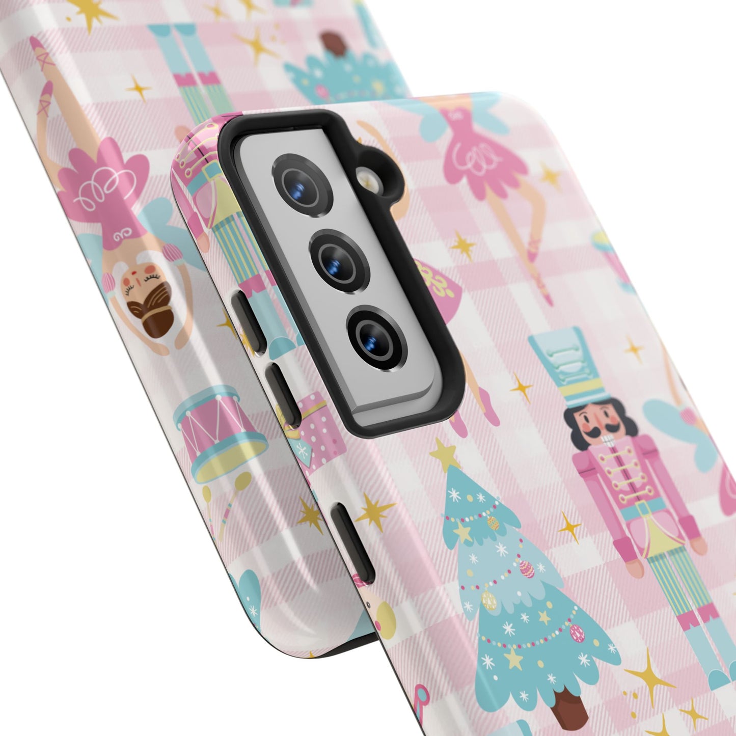 Nutcracker Ballet Pink Plaid Phone Case