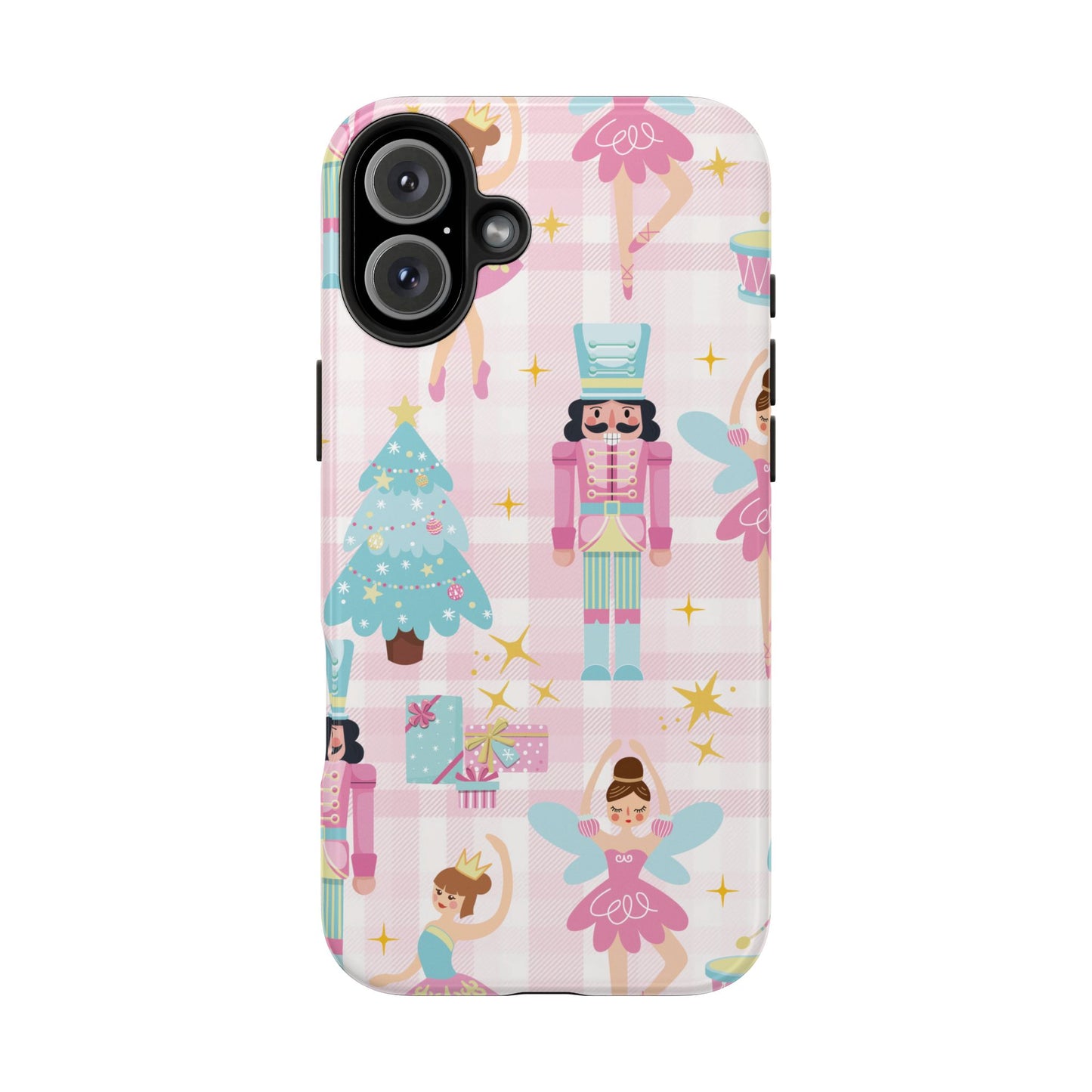 Nutcracker Ballet Pink Plaid Phone Case