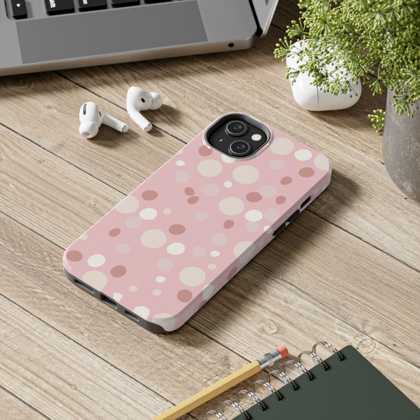 Boho Blush Polka Phone Case