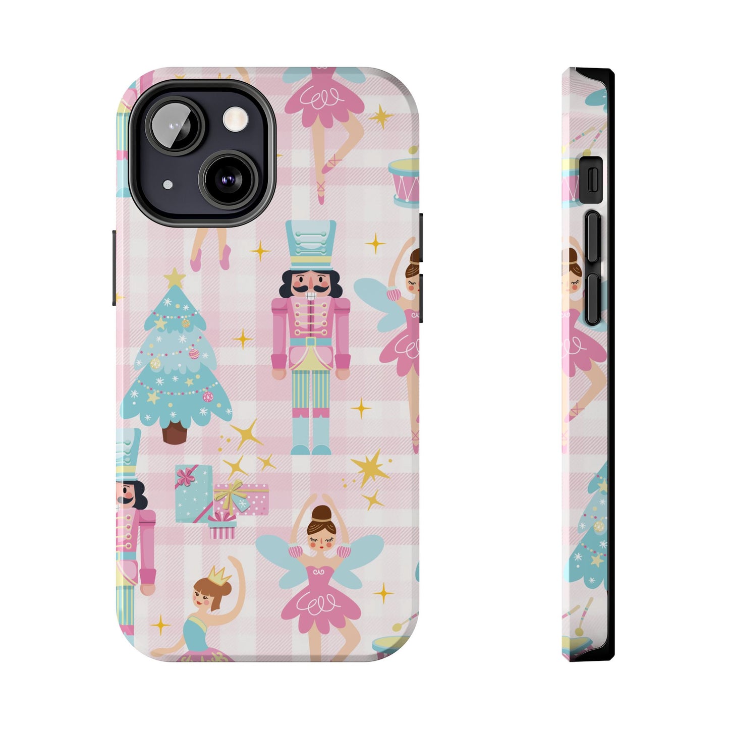 Nutcracker Ballet Pink Plaid Phone Case