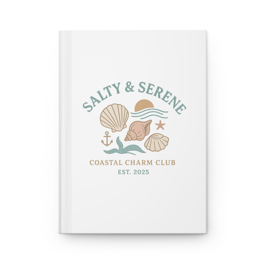 Salty and Serene Hardcover Journal