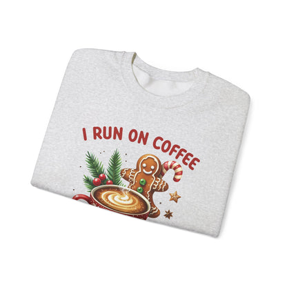 I Run on Coffee and Christmas Cheer Sweatshirt