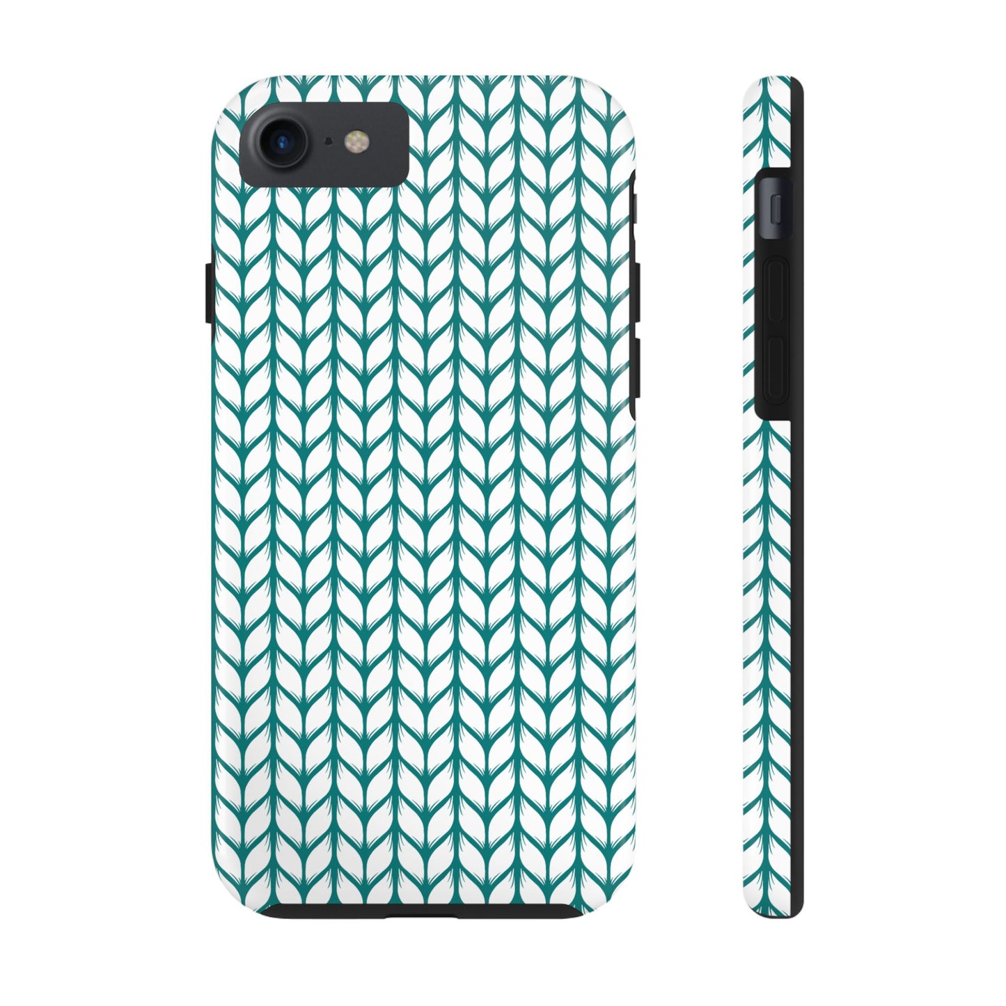 Teal Knit Phone Case