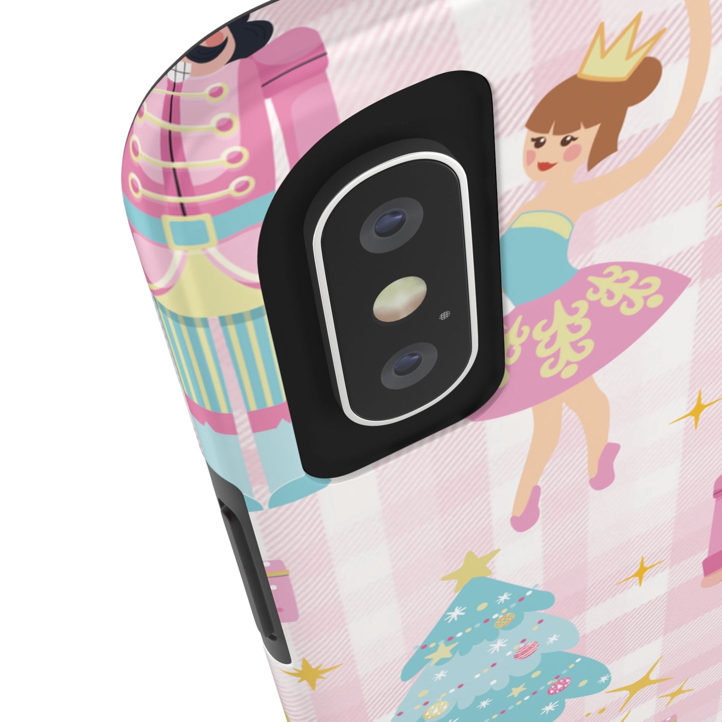 Nutcracker Ballet Pink Plaid Phone Case