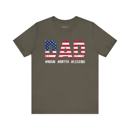 Dad: Man, Myth, Legend Tee