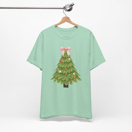 Coquette Christmas Tree Tee