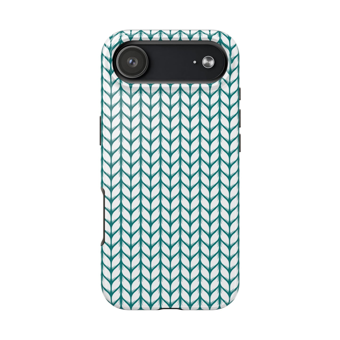 Teal Knit Phone Case