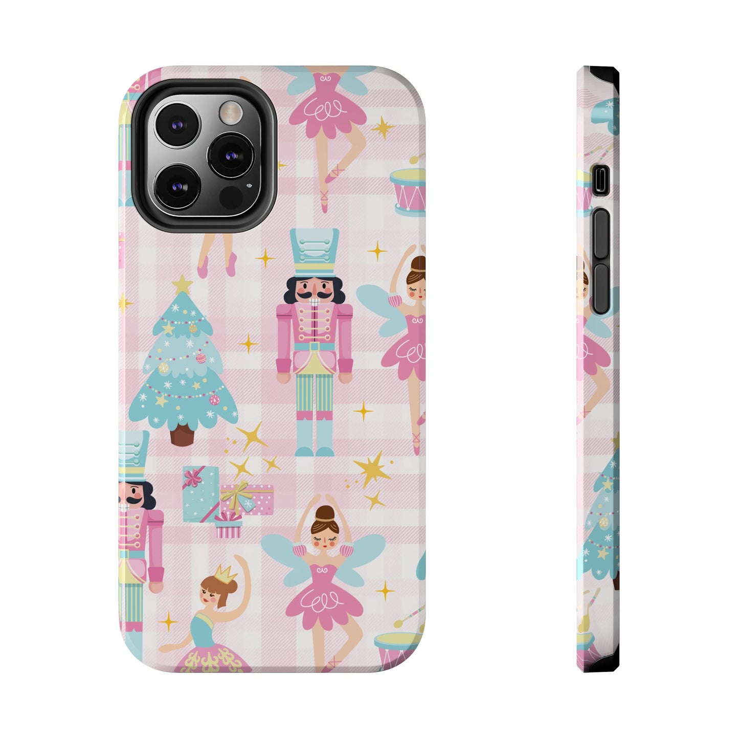 Nutcracker Ballet Pink Plaid Phone Case