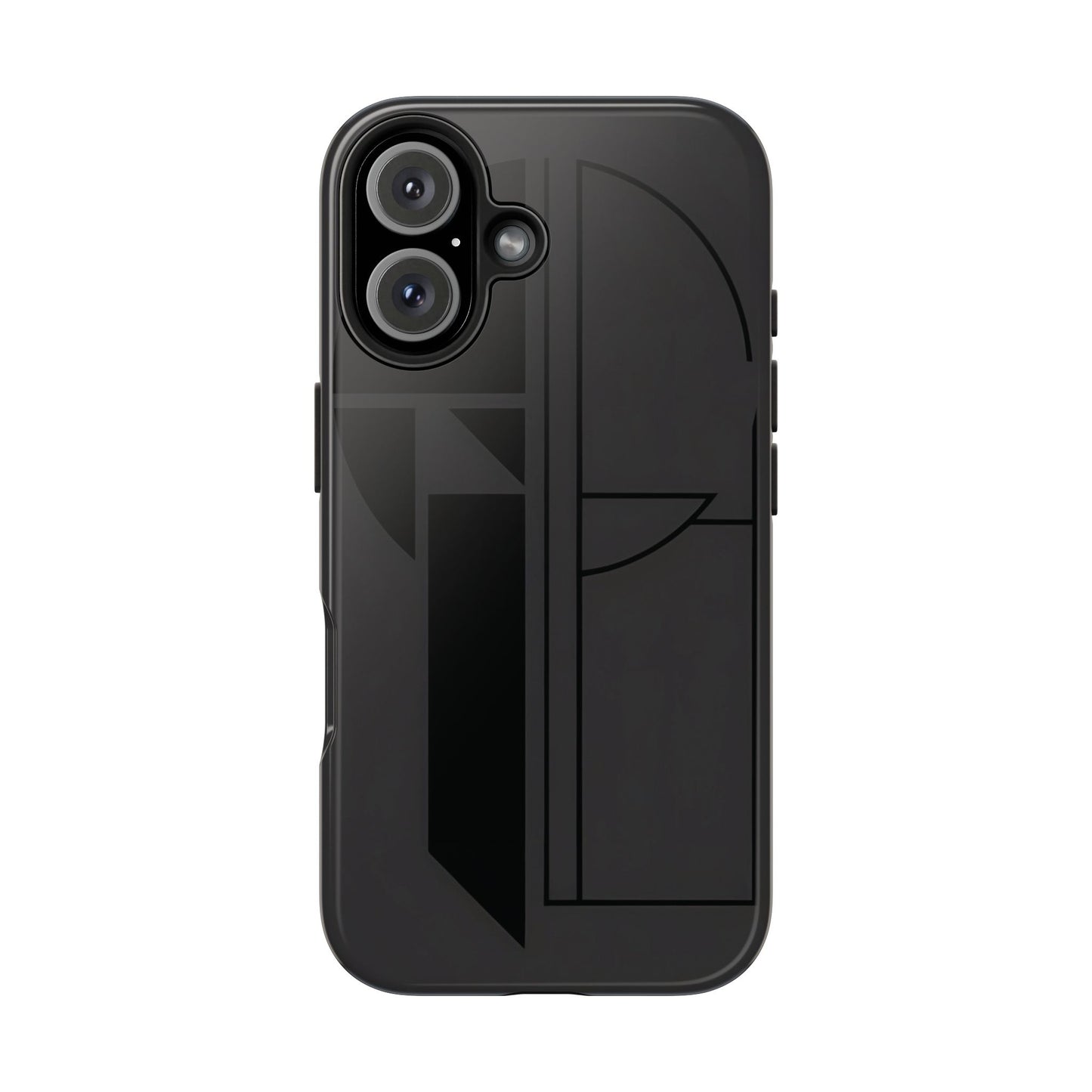 Obsidian Grid Phone Case