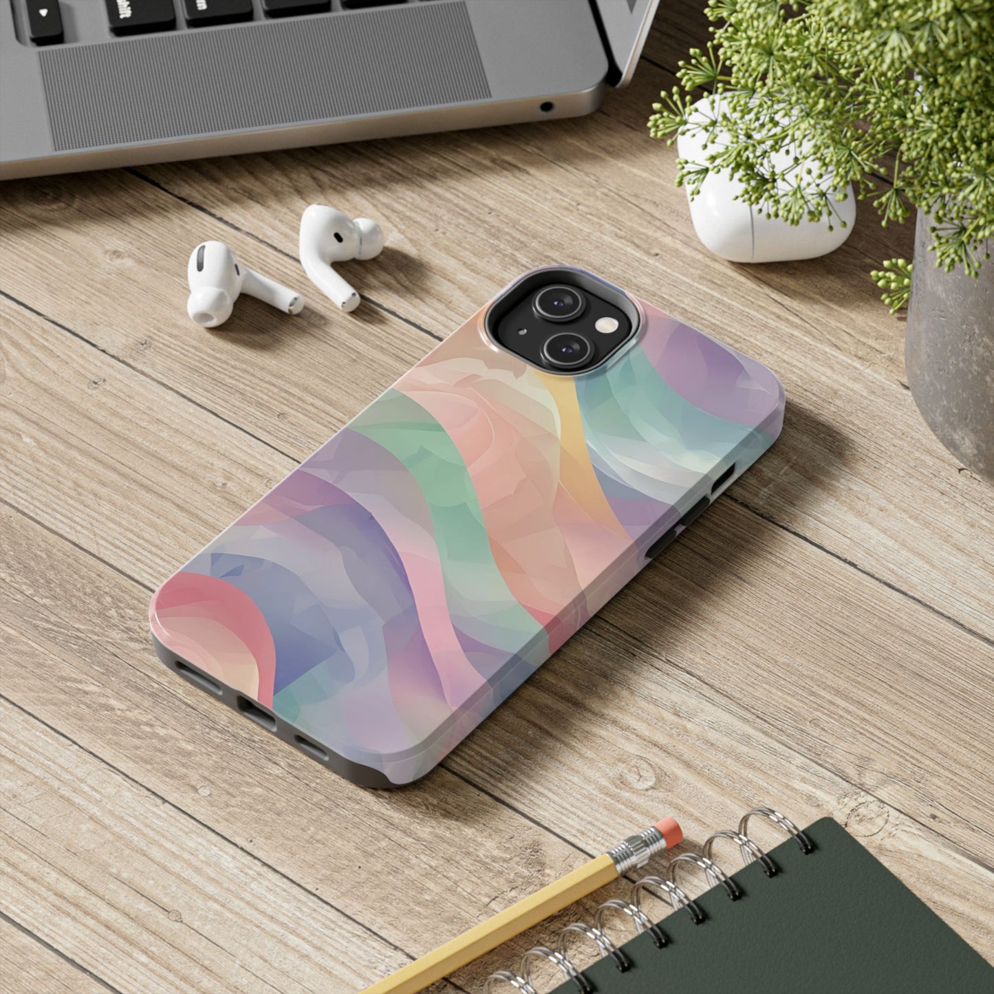 Soft Pastel Wavy Phone Case