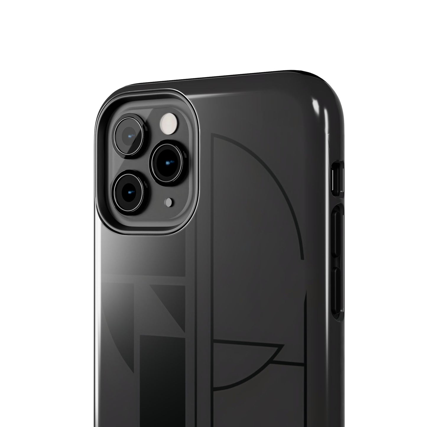 Obsidian Grid Phone Case