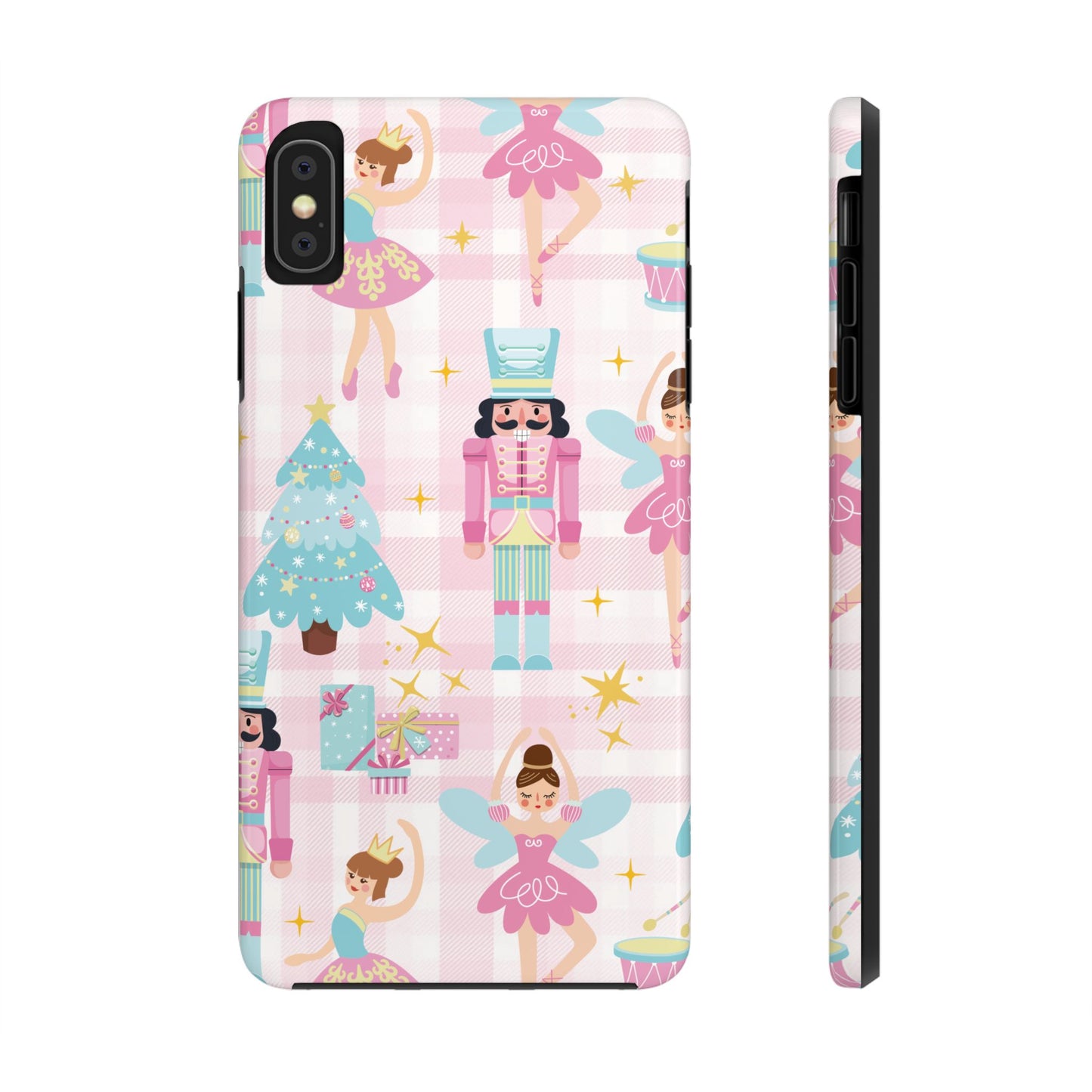 Nutcracker Ballet Pink Plaid Phone Case