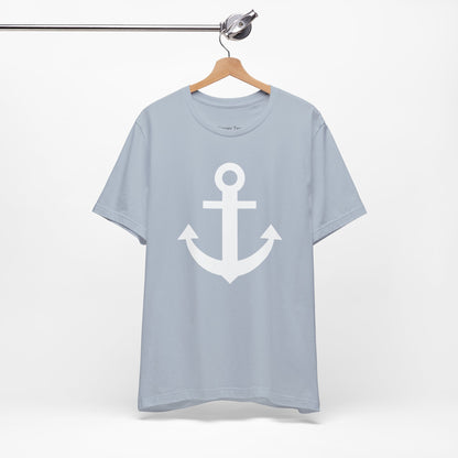 coastal grandma style anchor t-shirt
