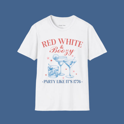 Red White and Boozy Tee