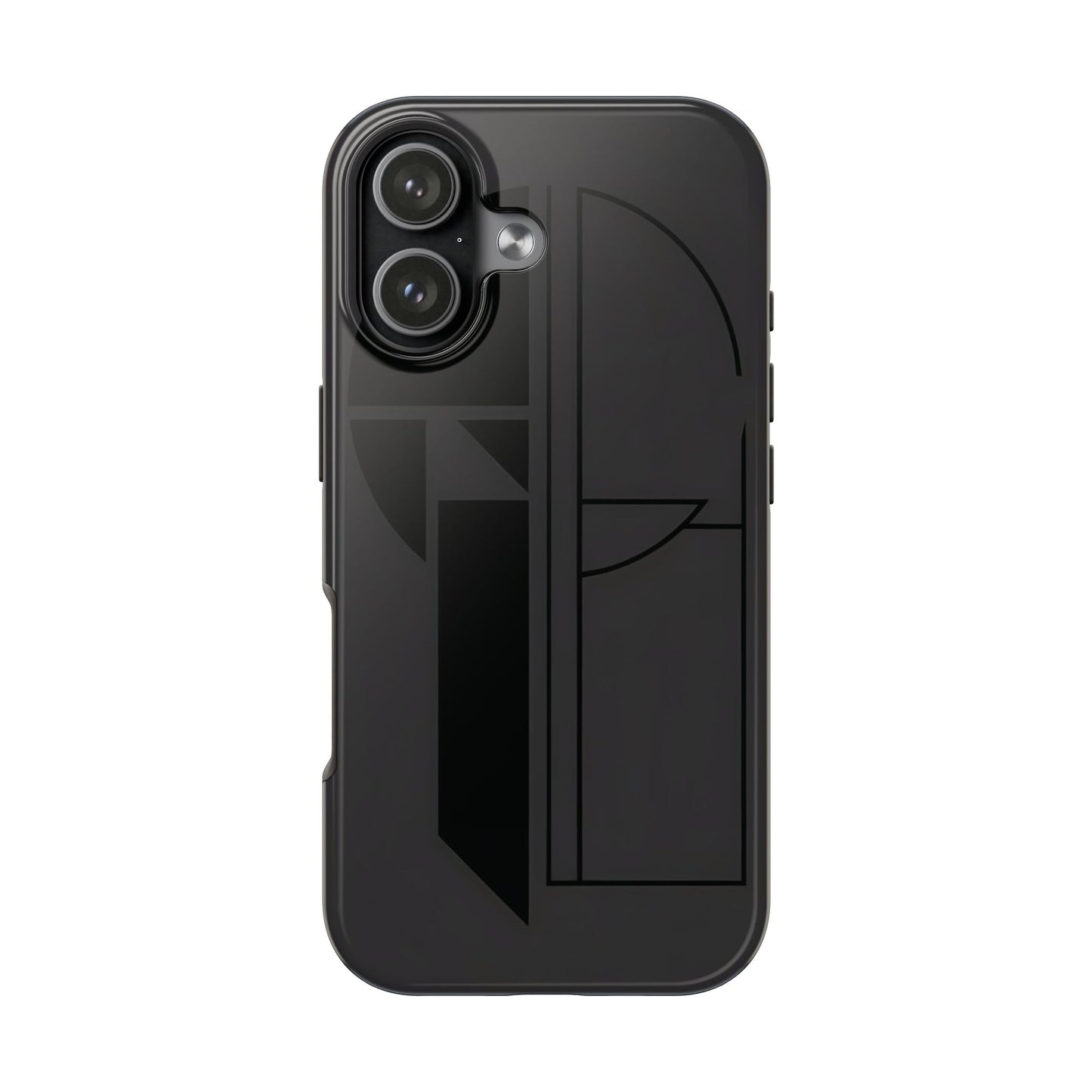 Obsidian Grid Phone Case