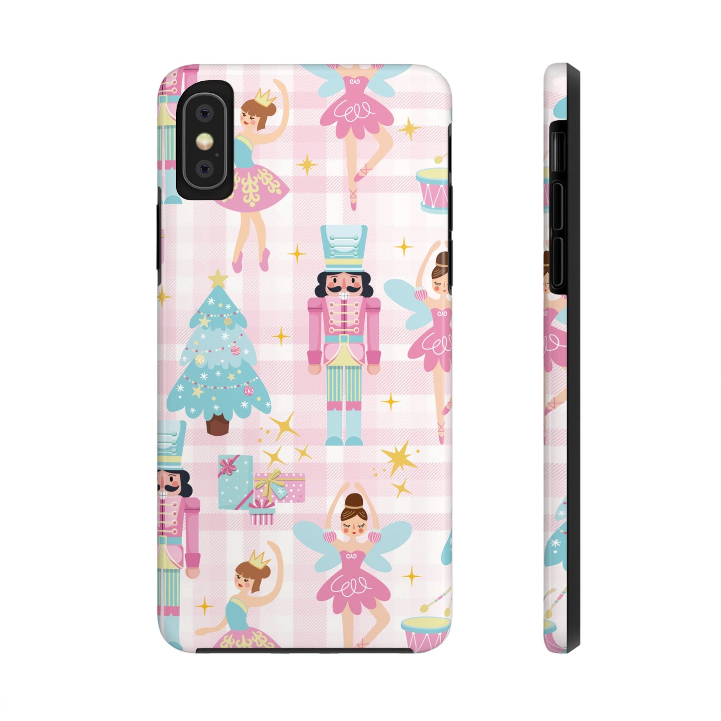 Nutcracker Ballet Pink Plaid Phone Case