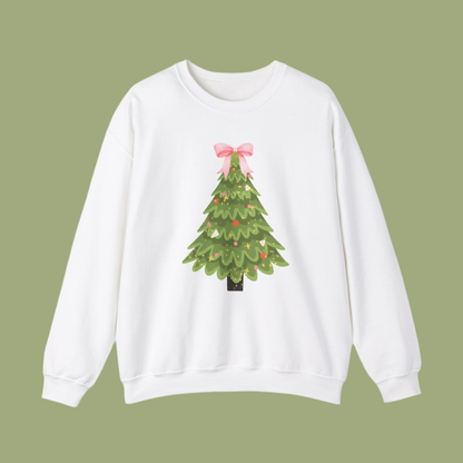 Coquette Christmas Tree Sweatshirt