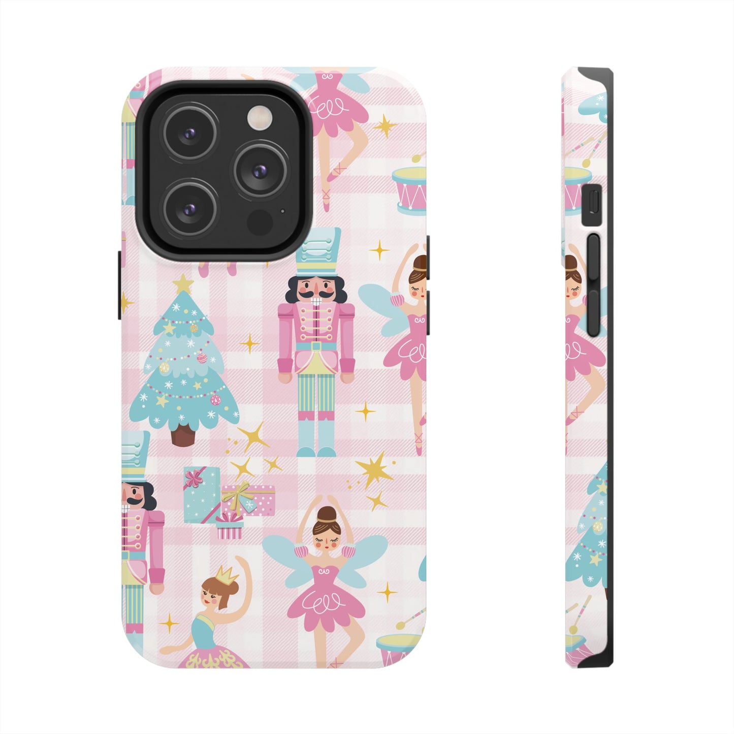 Nutcracker Ballet Pink Plaid Phone Case