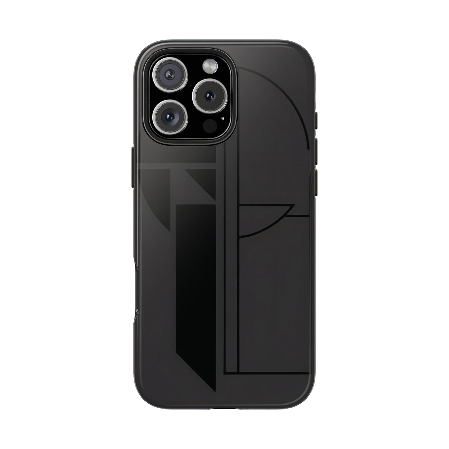 Obsidian Grid Phone Case