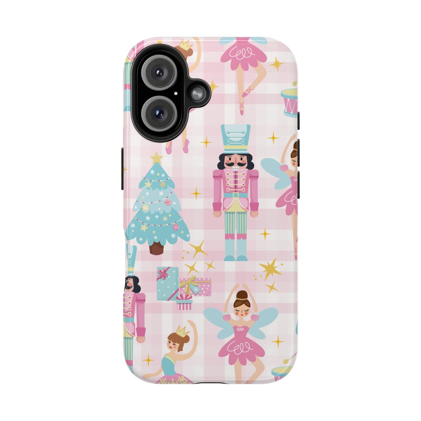 Nutcracker Ballet Pink Plaid Phone Case