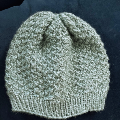 Handmade Acrylic Knitted Beanies – One of a Kind