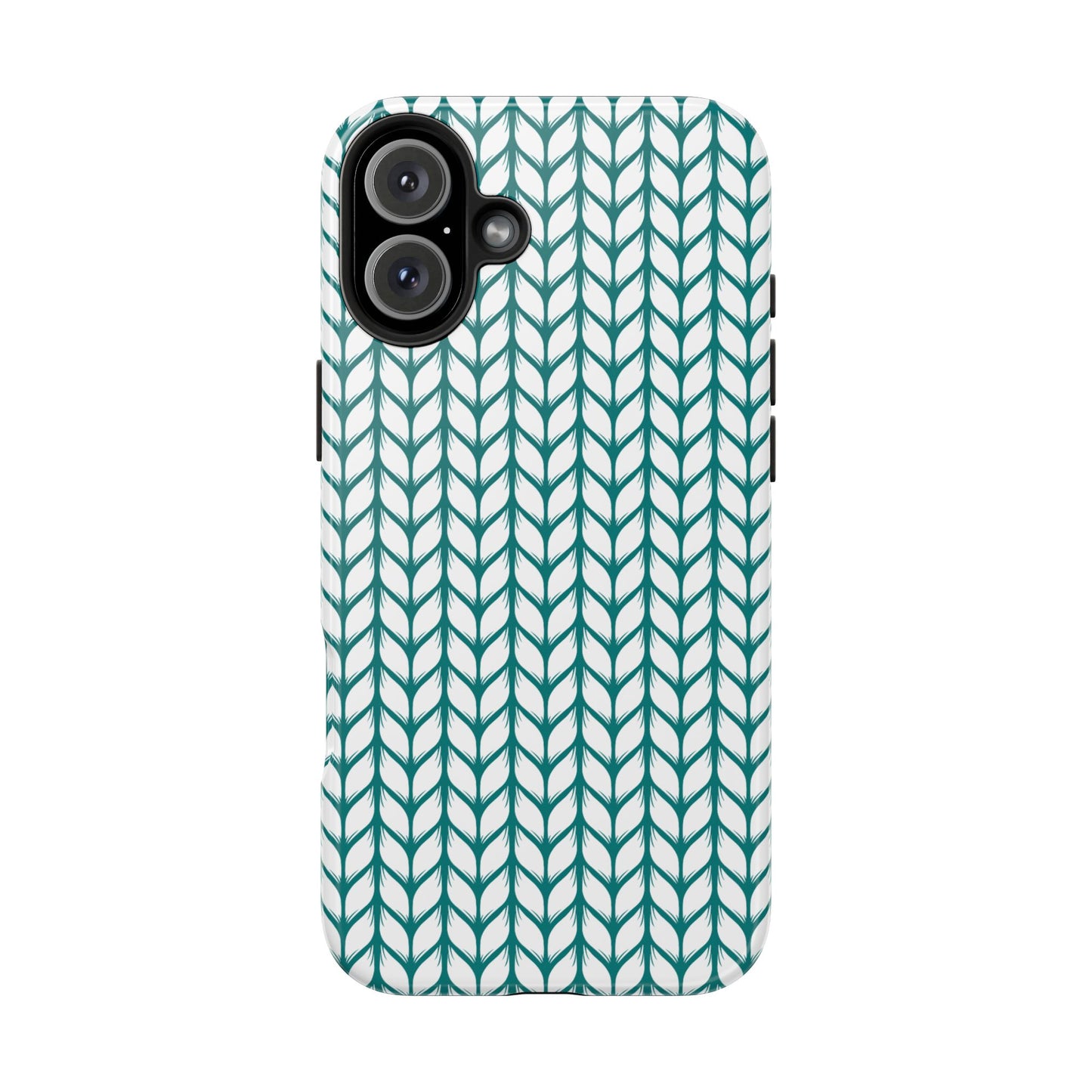 Teal Knit Phone Case