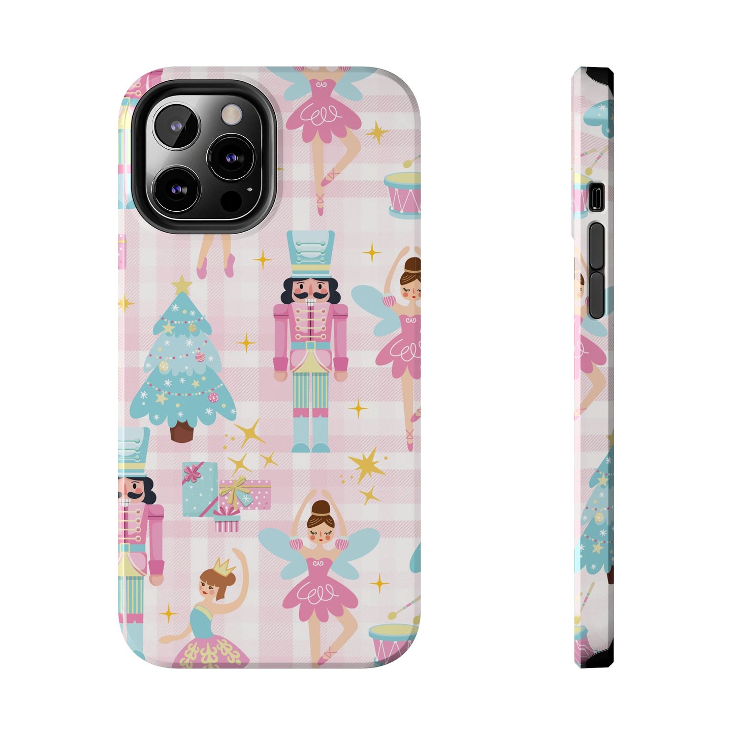 Nutcracker Ballet Pink Plaid Phone Case