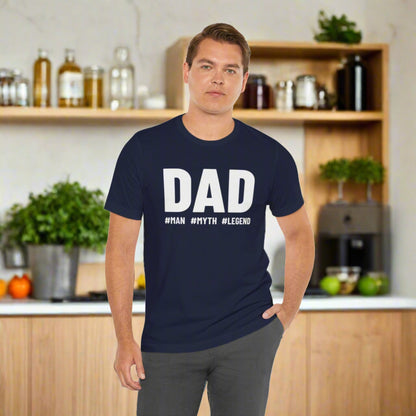 Dad man myth legend t-shirt
