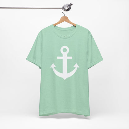 coastal grandma style anchor t-shirt