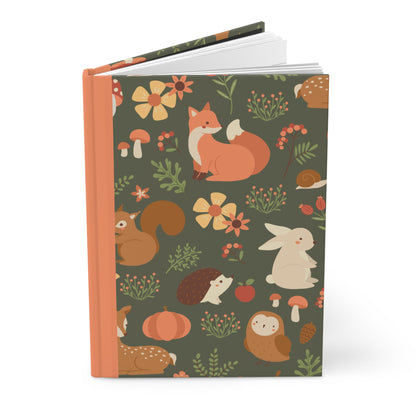 Enchanted Forest Friends Hardcover Journal