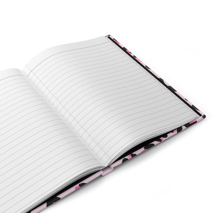 Wildly Chic Pink Cheetah Print Hardcover Journal