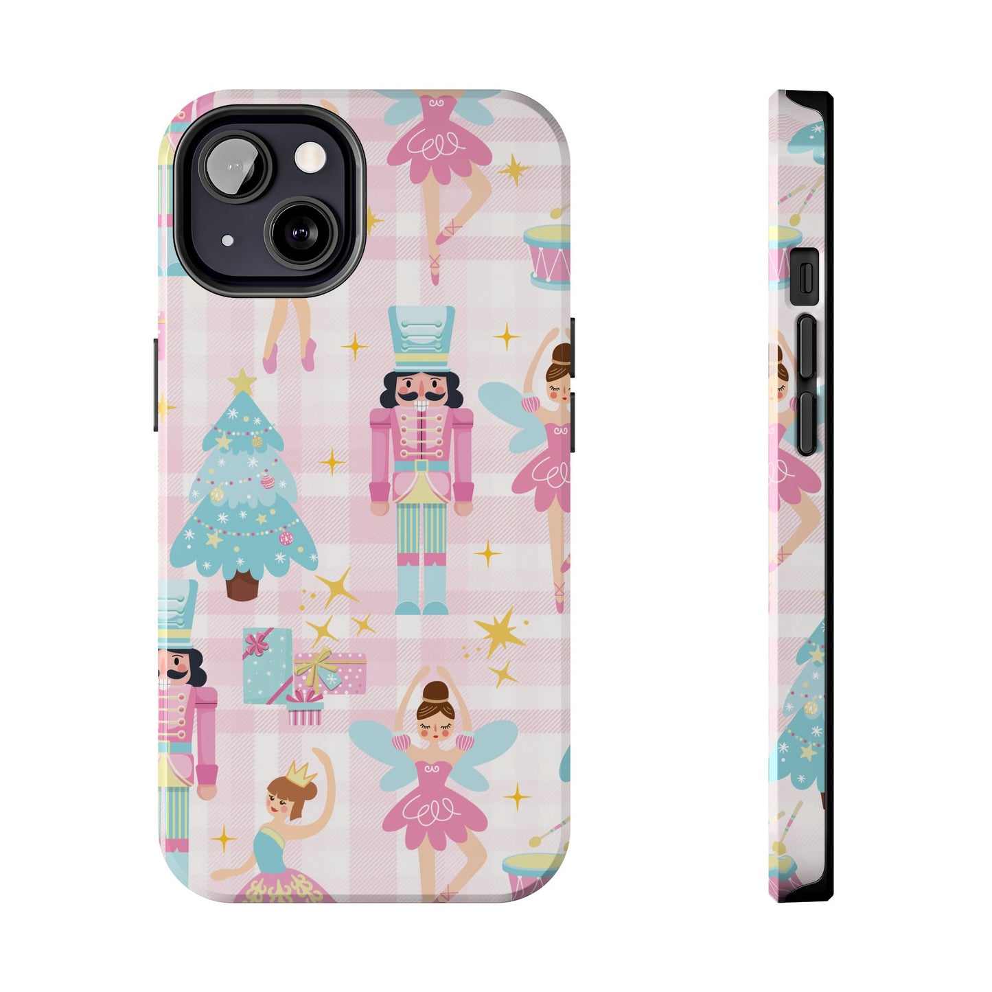 Nutcracker Ballet Pink Plaid Phone Case