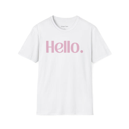 Hello. Tee