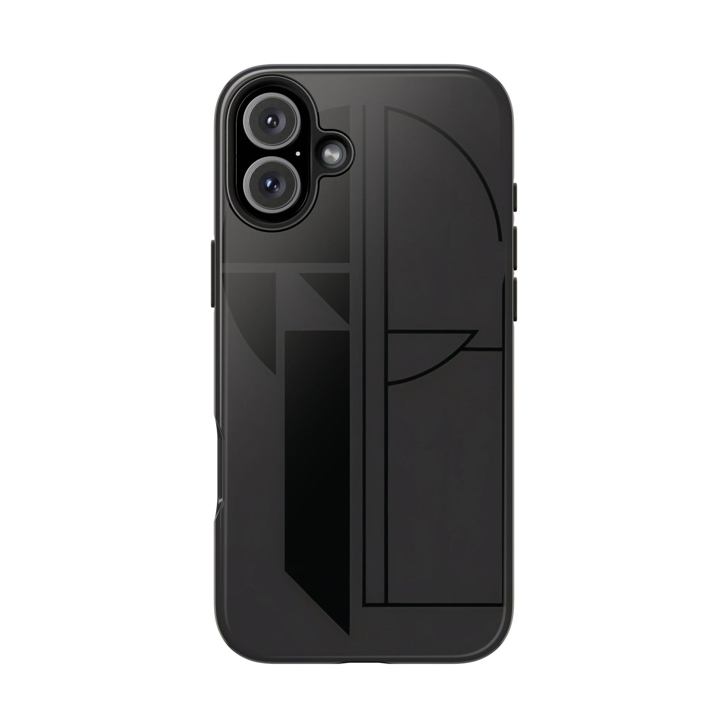 Obsidian Grid Phone Case