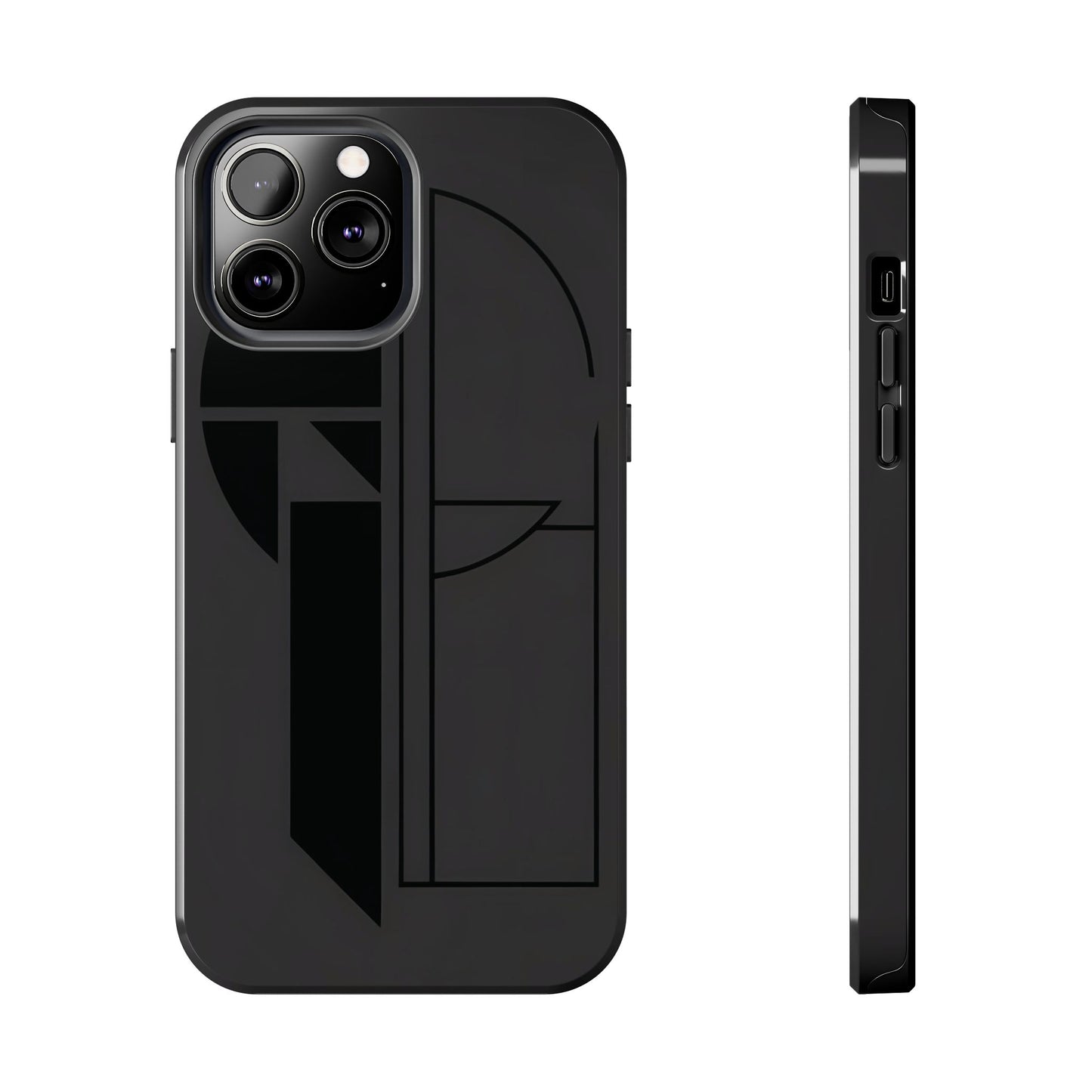 Obsidian Grid Phone Case