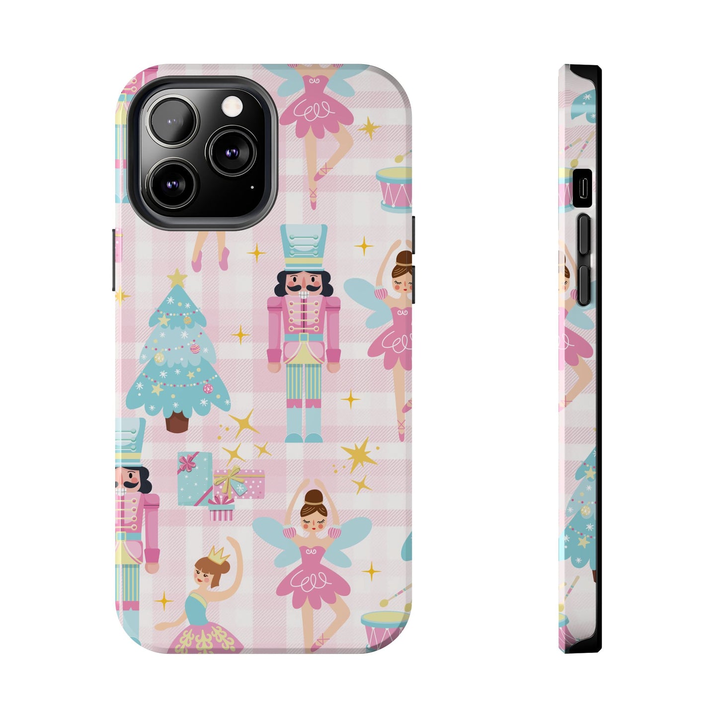 Nutcracker Ballet Pink Plaid Phone Case