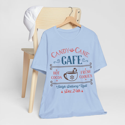 Candy Cane Cafe Tee