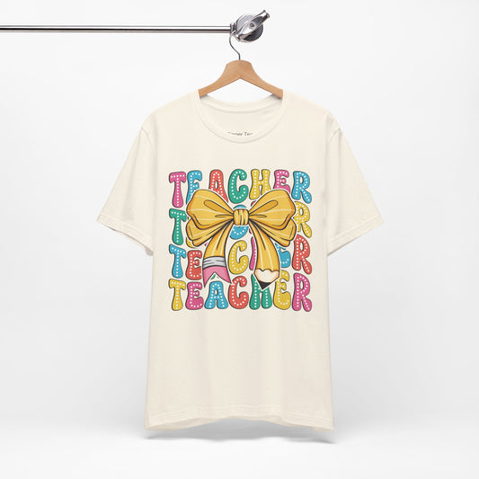 Teacher Pencil Tee