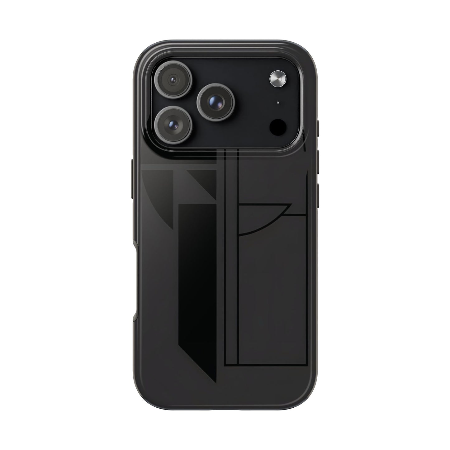 Obsidian Grid Phone Case