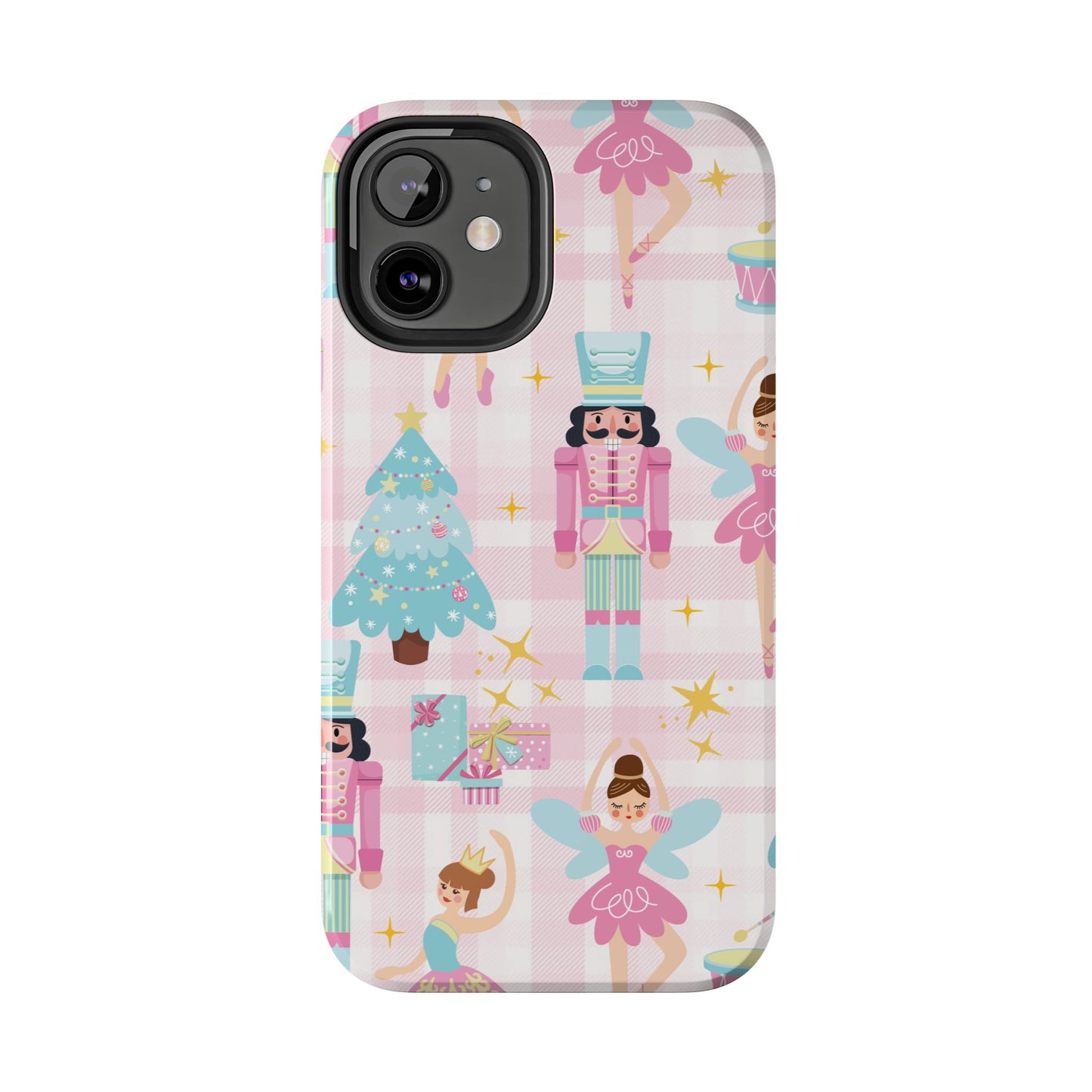 Nutcracker Ballet Pink Plaid Phone Case