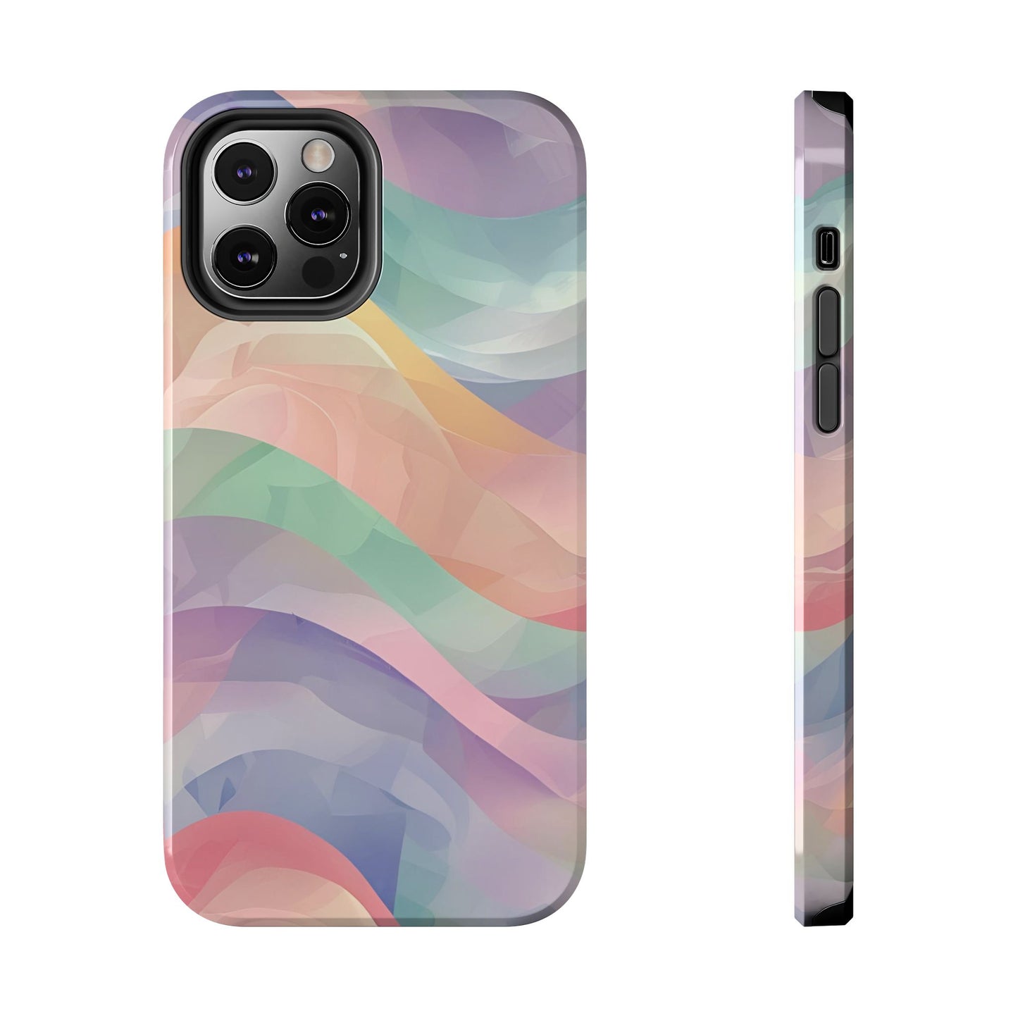 Soft Pastel Wavy Phone Case