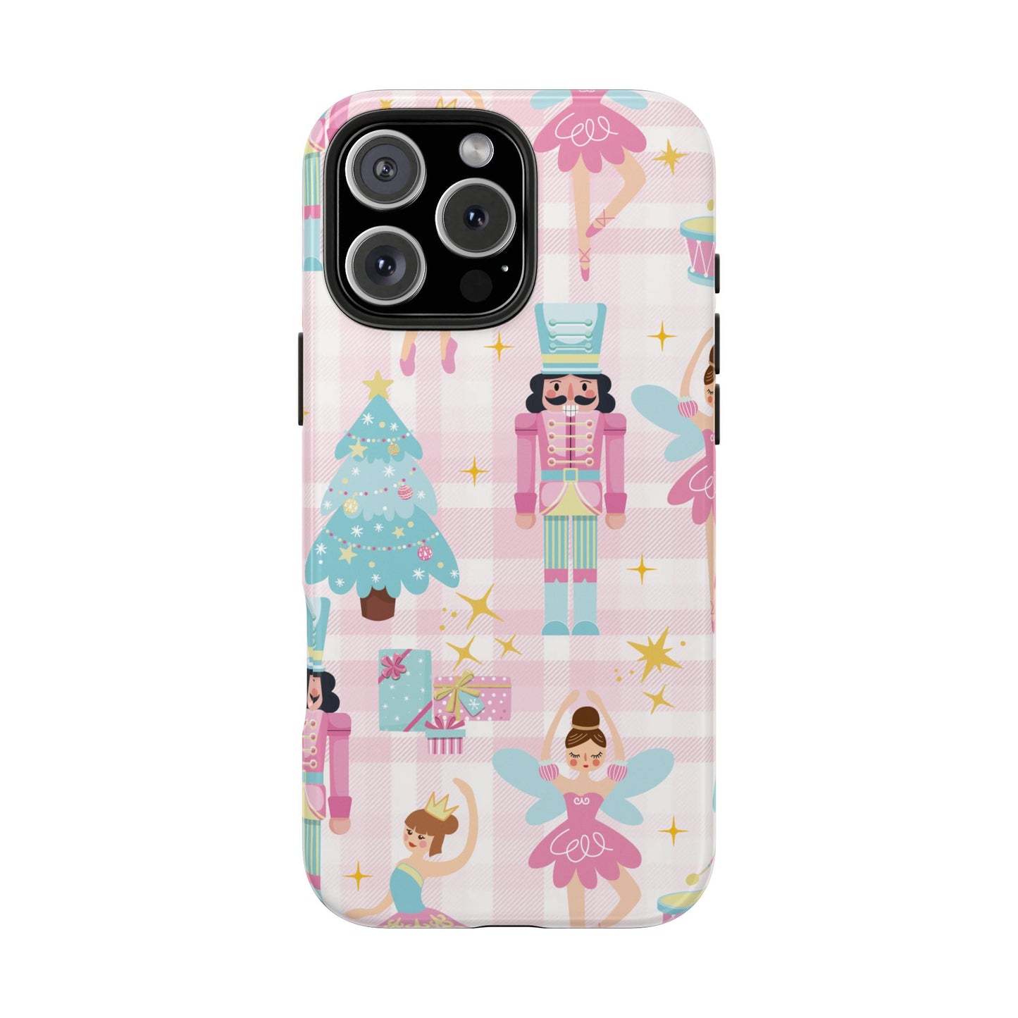 Nutcracker Ballet Pink Plaid Phone Case