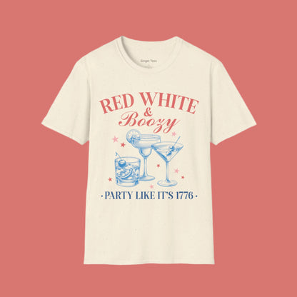 Red White and Boozy Tee