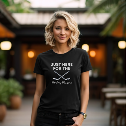 Just Here for the Hockey Players Tee