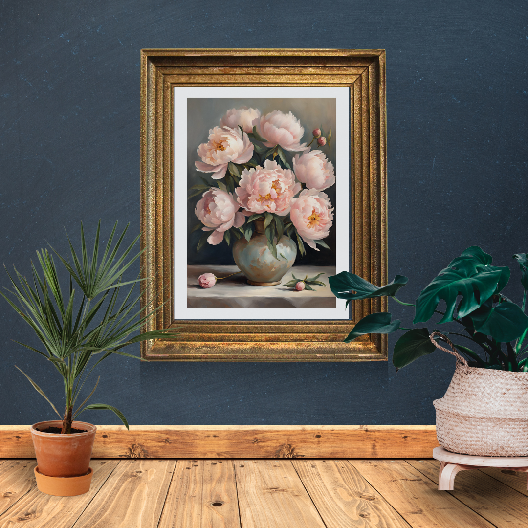 Peony Bliss: Printable Wall Art