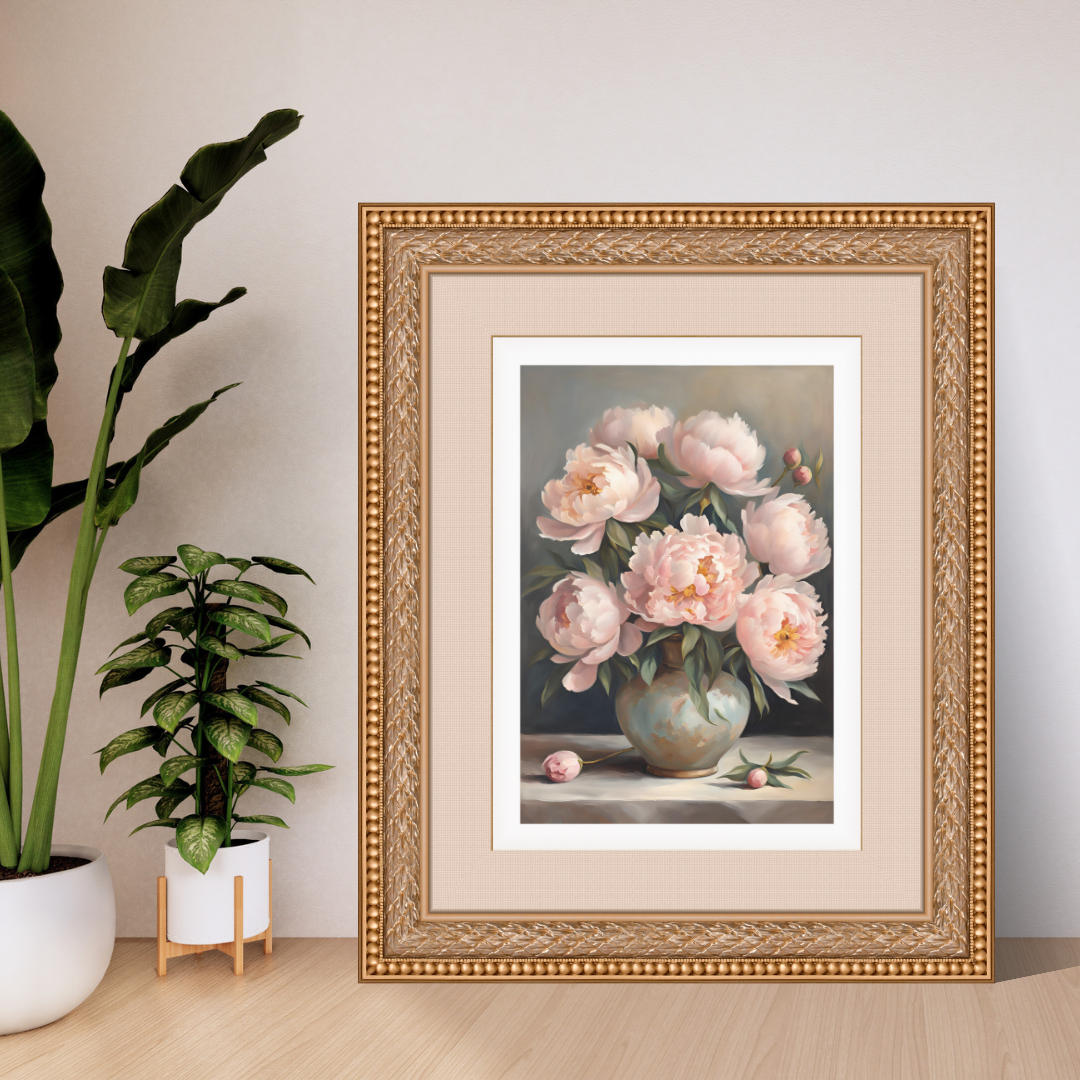 Peony Bliss: Printable Wall Art